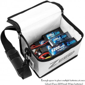 Feuerfeste Tasche für Akkus mit Logo | Lithium Batterie...