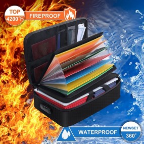 Dokumententasche feuerfest mit Logo | Bedrucken lassen ...