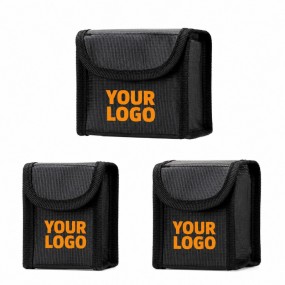 Lithium-Batterie Tasche feuerfest | Individuell bedruck...
