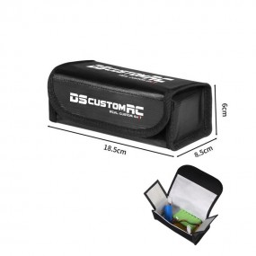 Lithium-Batterie Tasche feuerfest | Individuell bedruck...